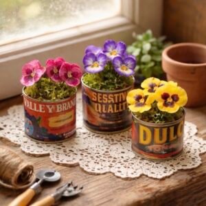 Pansies in a Can by Betinha Murta