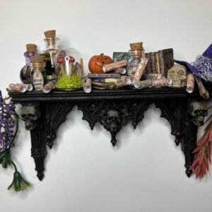 Witchy Shelf by Bonnie Helterhoff