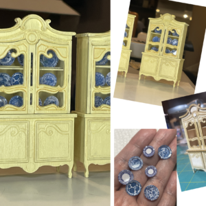 Monet's Hutch in 1/2" Scale by Kari Crawford