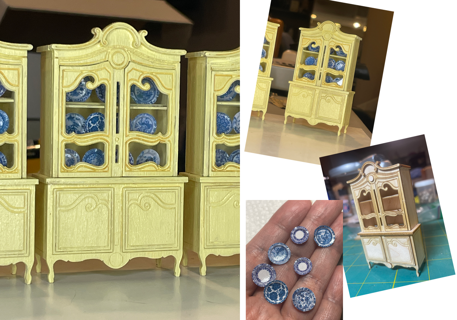 Monet's Hutch in 1/2" Scale by Kari Crawford