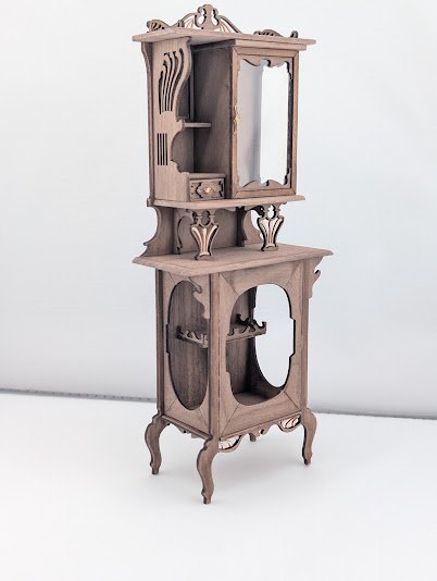 Art Nouveau Cabinet by Dia Crissey-Baum